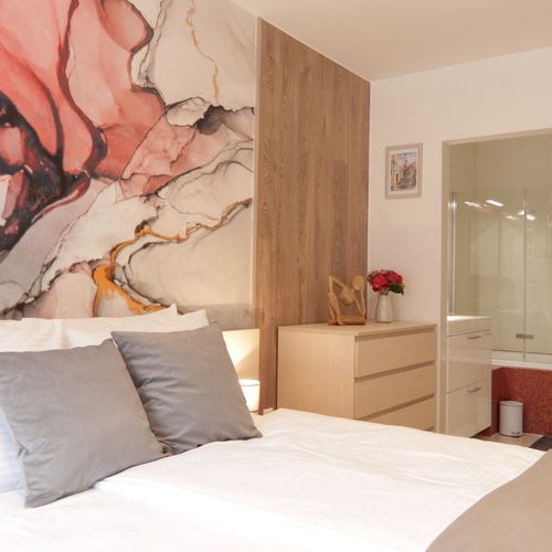 Apartament confort cu terasă pentru 2 pers. (se inchirieaza doar integral)