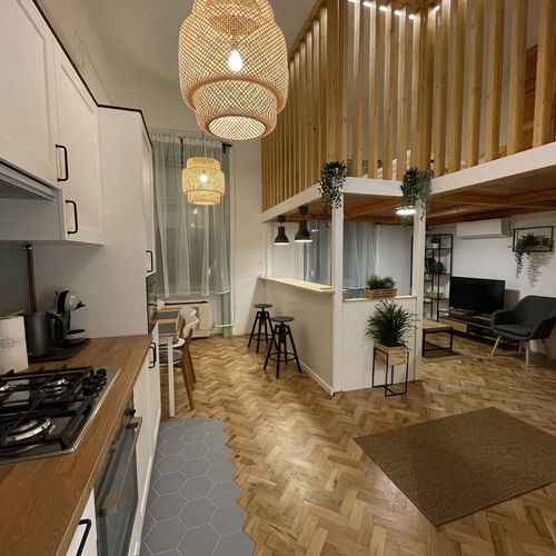 Apartament studio maisonetă pentru 2 pers. (se inchirieaza doar integral) (se poate solicita pat suplimentar)