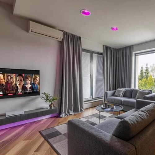 Apartament 6-osobowy Penthouse z balkonem z 1 pomieszczeniem sypialnianym