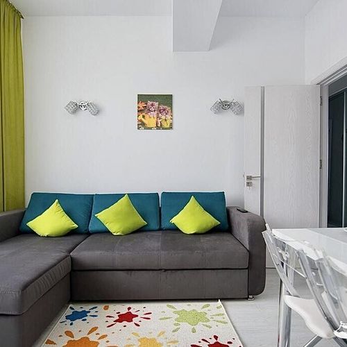 Apartament la etaj cu aer condiționat cu 1 camera pentru 6 pers.