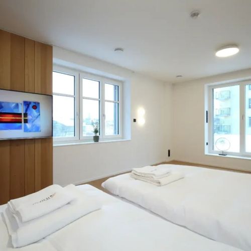 Apartman s privátní koupelnou mimo apartmán pro 4 os. se 2 ložnicemi (s možností přistýlky)