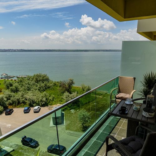 Apartament 4-osobowy z widokiem na morze z 2 pomieszczeniami sypialnianymi