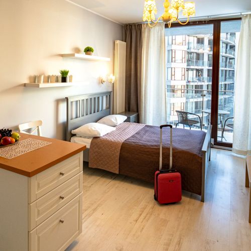 Apartament 2-osobowy na piętrze z 1 pomieszczeniem sypialnianym