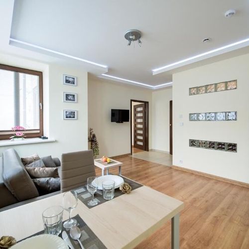 Apartament 4-osobowy z widokiem na miasto z 2 pomieszczeniami sypialnianymi