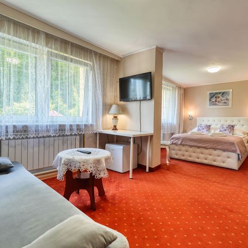 Apartament 4-osobowy z łazienką z 1 pomieszczeniem sypialnianym