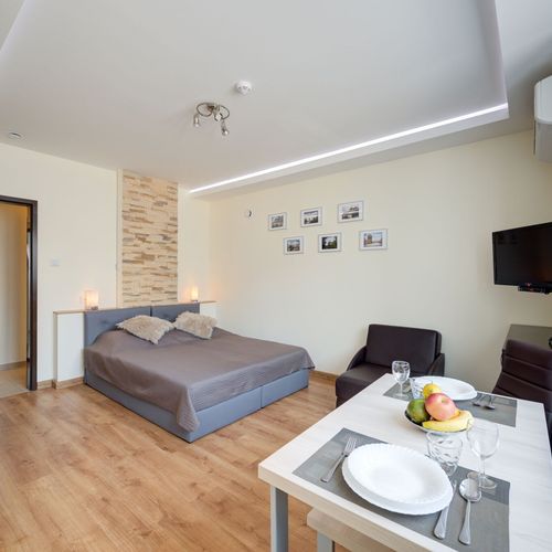 Apartament 2-osobowy z widokiem na miasto z 1 pomieszczeniem sypialnianym