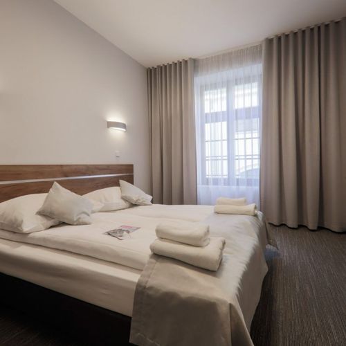 Apartament 2-osobowy Przyjazny podróżom rodzinnym z klimatyzacją z 1 pomieszczeniem sypialnianym (możliwa dostawka)