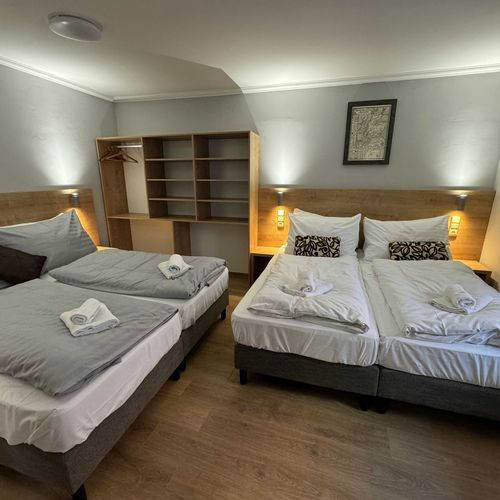Apartman s koupelnou s klimatizací pro 4 os. s 1 ložnicí (s možností přistýlky)