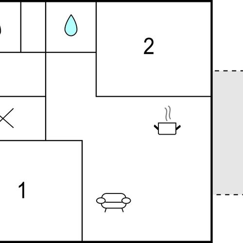 Domek letniskowy 6-osobowy 
