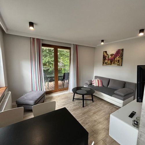 Apartament cu balcon cu baie cu 1 camera pentru 4 pers.