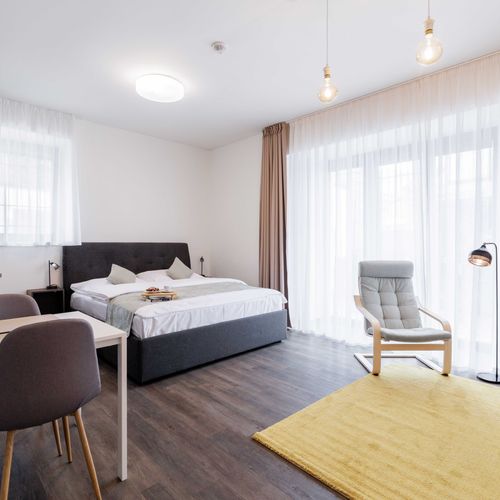 Studio Apartman se sprchou pro 2 os.