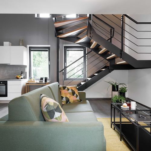 Apartman se sprchou s privátní koupelnou mimo apartmán pro 2 os. (s možností přistýlky)