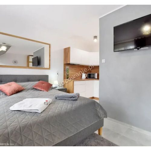 Apartament 4-osobowy z balkonem z widokiem na góry z 1 pomieszczeniem sypialnianym