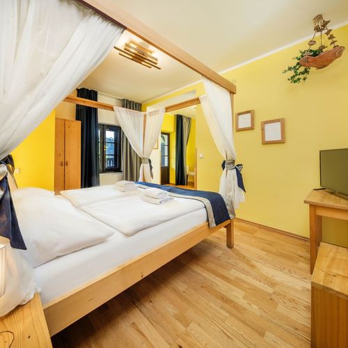 Camera twin deluxe cu vedere spre râu