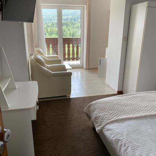 Apartman s terasou s vlastní kuchyňkou s manželskou postelí s 1 ložnicí