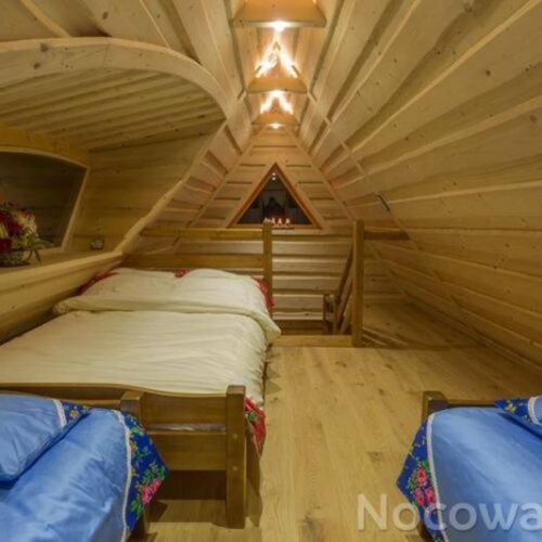 Domek drewniany 4-osobowy z dostępem do ogrodu z widokiem na góry