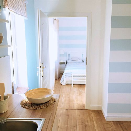 Apartament 4-osobowy na piętrze z własną kuchnią z 2 pomieszczeniami sypialnianymi