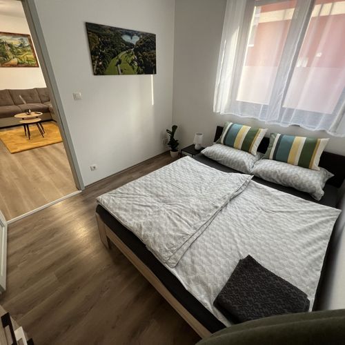 Apartament 6-osobowy na parterze Przyjemny wystrój wnętrz z 3 pomieszczeniami sypialnianymi