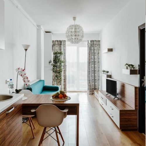 Apartament 4-osobowy na piętrze z widokiem na miasto z 1 pomieszczeniem sypialnianym
