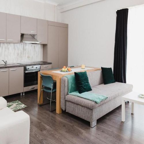 Apartament 4-osobowy na parterze z dostępem do ogrodu z 2 pomieszczeniami sypialnianymi
