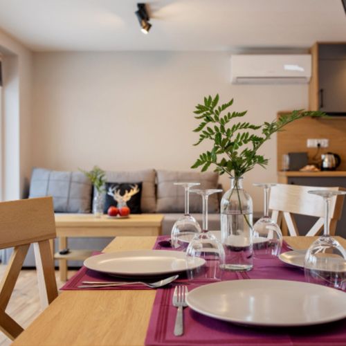 Apartman se zahradou pro 4 os. s výhledem na hory