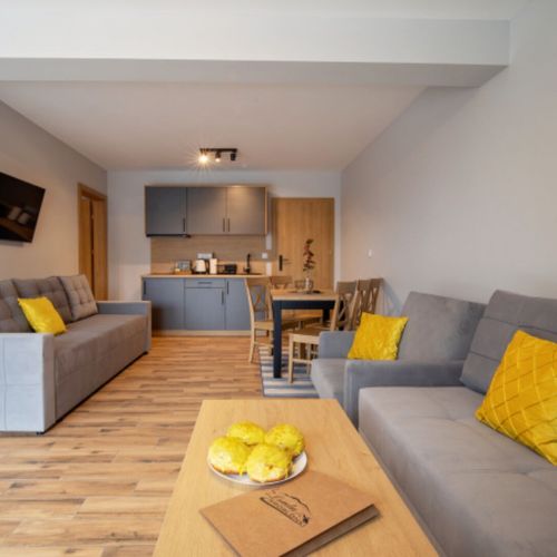 Apartman se zahradou pro 4 os. s 1 ložnicí s výhledem na hory