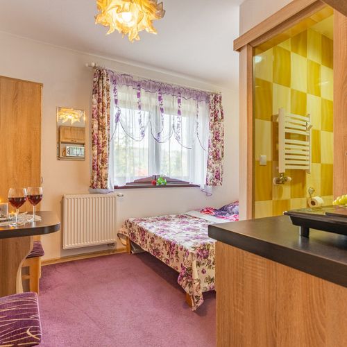 Pokój 1-osobowy z łazienką z aneksem kuchennym