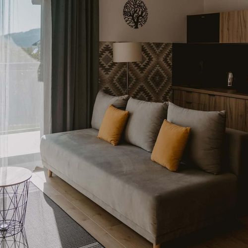Apartament 4-osobowy z widokiem na góry z 2 pomieszczeniami sypialnianymi
