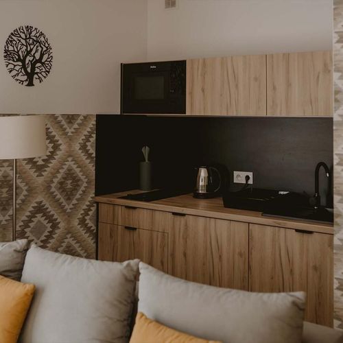 Apartament 4-osobowy z 2 pomieszczeniami sypialnianymi (możliwa dostawka)