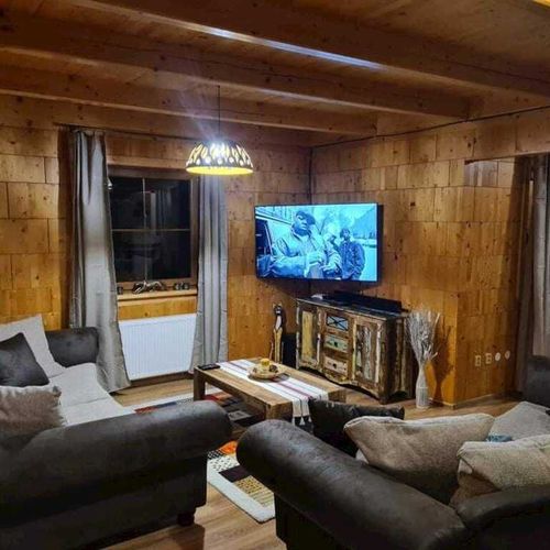 Chata 10-osobowy z tarasem z dostępem do ogrodu