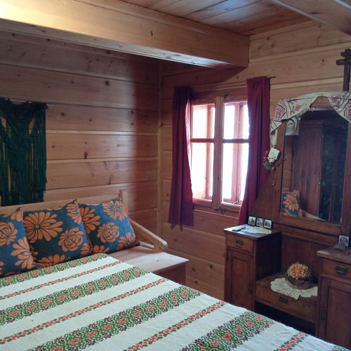 Domek drewniany 6-osobowy Tourist z widokiem na góry