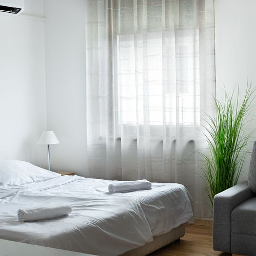 Apartament classic cu aer condiționat cu 1 camera pentru 4 pers.