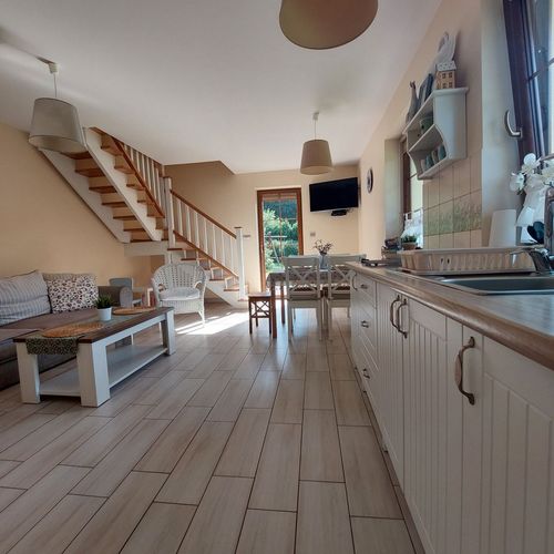 Apartament 7-osobowy z balkonem z dostępem do ogrodu z 3 pomieszczeniami sypialnianymi
