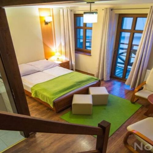 Apartament 5-osobowy z dostępem do ogrodu z widokiem na góry z 2 pomieszczeniami sypialnianymi