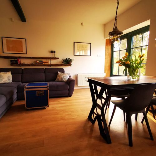 Domek całoroczny 7-osobowy cały dom z widokiem na rzekę