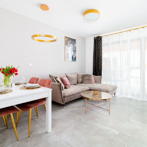 Apartament 4-osobowy z prysznicem z dostępem do ogrodu z 2 pomieszczeniami sypialnianymi