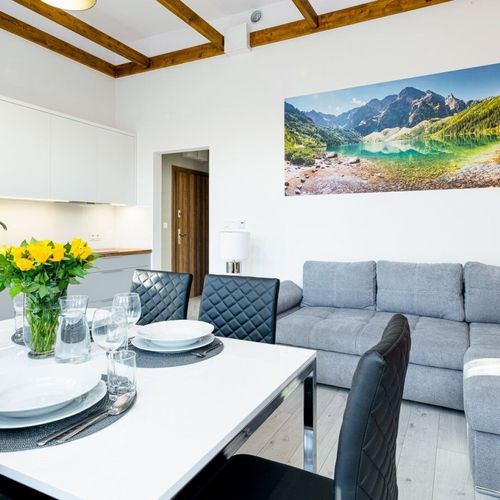 Apartament 5-osobowy z prysznicem z tarasem z 2 pomieszczeniami sypialnianymi