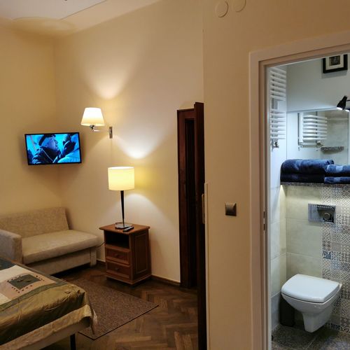 Apartament 4-osobowy Komfort z widokiem na miasto z 2 pomieszczeniami sypialnianymi (możliwa dostawka)