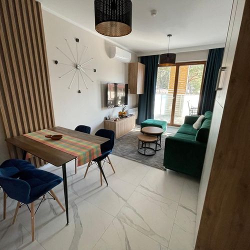 Apartament 5-osobowy z klimatyzacją z prysznicem z 2 pomieszczeniami sypialnianymi