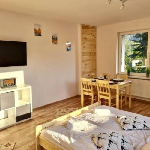 Apartament cu balcon cu baie cu 2 camere pentru 4 pers. (se poate solicita pat suplimentar)
