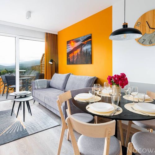 Apartament cu grădină cu vedere spre munte cu 2 camere pentru 4 pers.