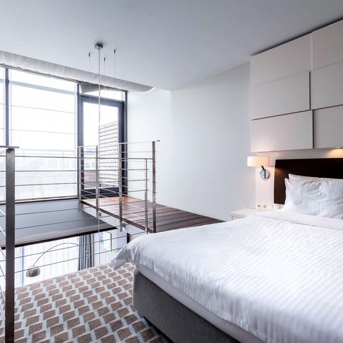 Apartament maisonetă cu terasă cu 2 camere pentru 4 pers.