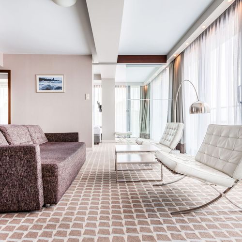 Apartament exclusive cu vedere spre mare cu 3 camere pentru 6 pers.