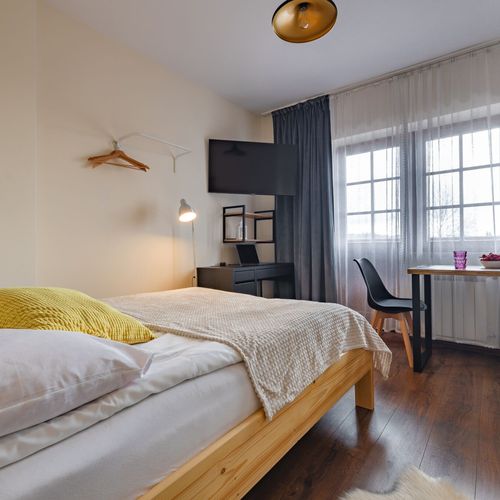 Apartament 2-osobowy na piętrze z 1 pomieszczeniem sypialnianym