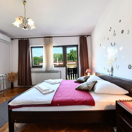 Apartament cu aer condiționat cu balcon cu 1 camera pentru 4 pers. A-20647-a