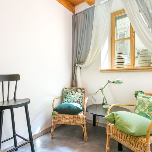 Apartament 4-osobowy z klimatyzacją z tarasem z 1 pomieszczeniem sypialnianym A-21199-b