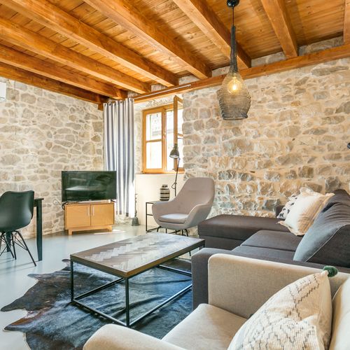 Apartament 4-osobowy z klimatyzacją z tarasem z 1 pomieszczeniem sypialnianym A-21199-c