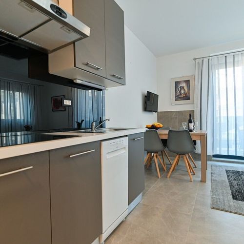 Apartament 2-osobowy z klimatyzacją z tarasem z 1 pomieszczeniem sypialnianym A-21215-a