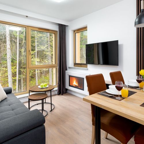 Apartament 3-osobowy z łazienką z prysznicem z 2 pomieszczeniami sypialnianymi