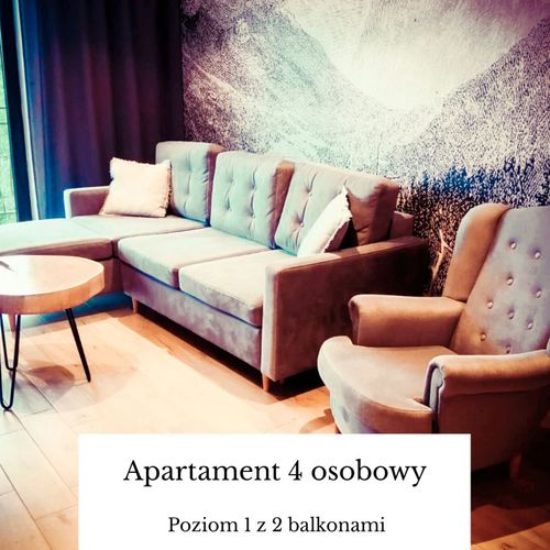 Apartman s balkónem pro 4 os. se 2 ložnicemi s výhledem na hory